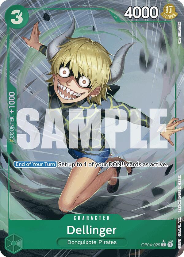Dellinger (Full Art) OP04-029 Premium Booster -The Best- Card