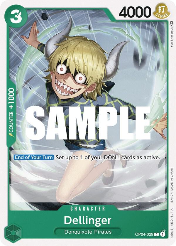 Dellinger OP04-029 Kingdoms of Intrigue Card