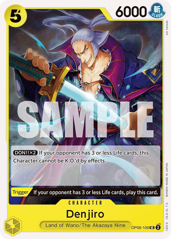 Denjiro OP06-109 Wings of the Captain Card