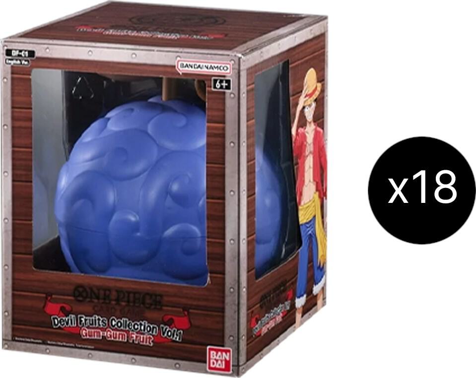 Devil Fruits Collection Vol. 1 Case  One Piece Collection Sets Card