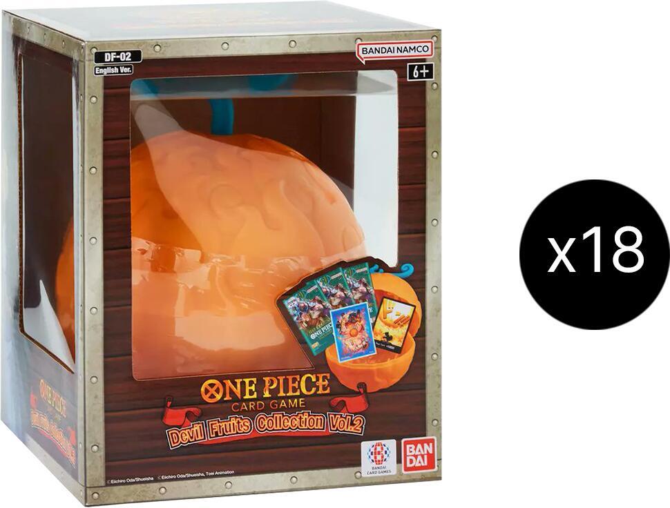 Devil Fruits Collection Vol. 2 Case  One Piece Collection Sets Card