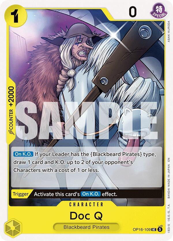 Doc Q OP16-109 The Time of Battle Card