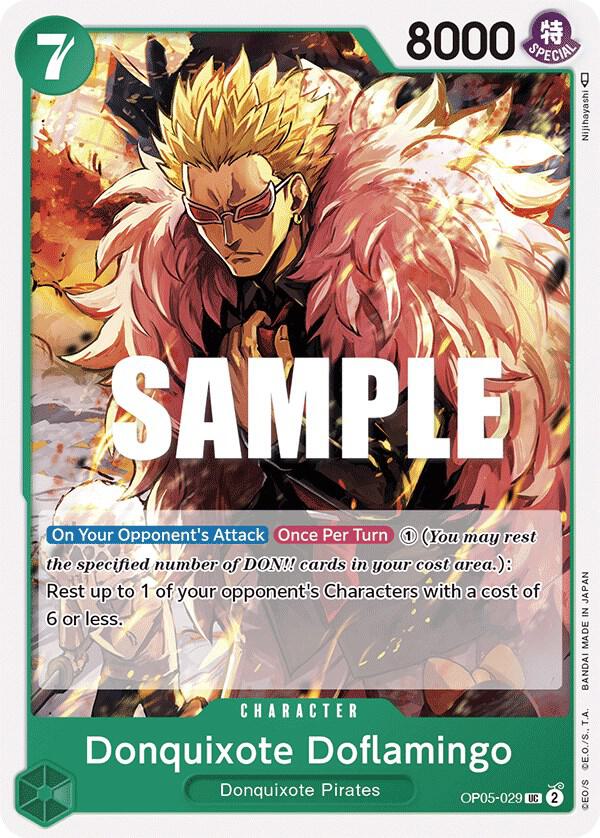 Donquixote Doflamingo (029) OP05-029 Awakening of the New Era Card