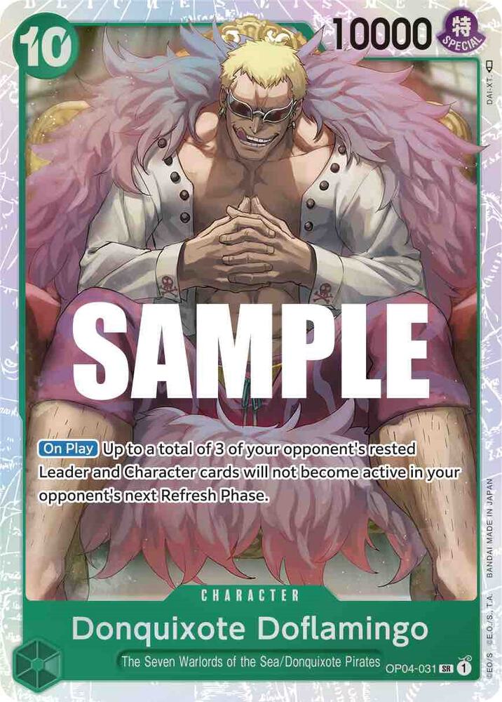 Donquixote Doflamingo (031) OP04-031 Kingdoms of Intrigue Card
