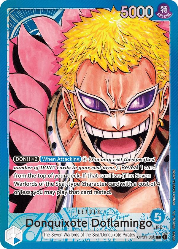 Donquixote Doflamingo (060) (Parallel) OP01-060 Romance Dawn Card