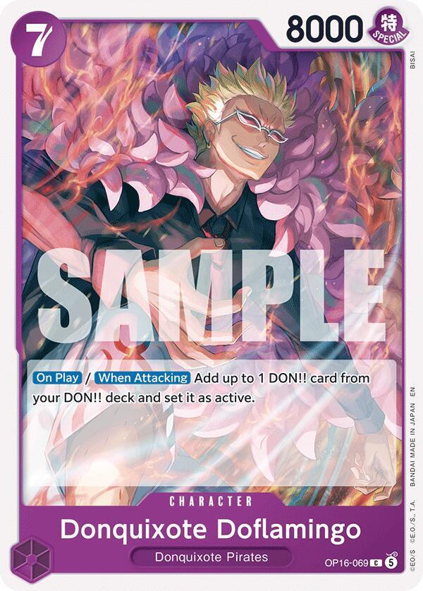 Donquixote Doflamingo (069) OP16-069 The Time of Battle Card