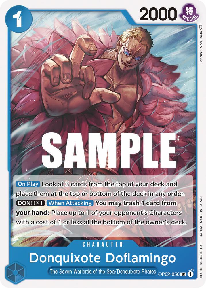 Donquixote Doflamingo OP02-056 Paramount War Card