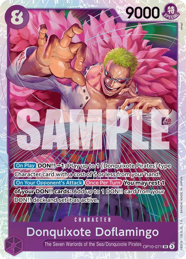 Donquixote Doflamingo OP10-071 Royal Blood Card