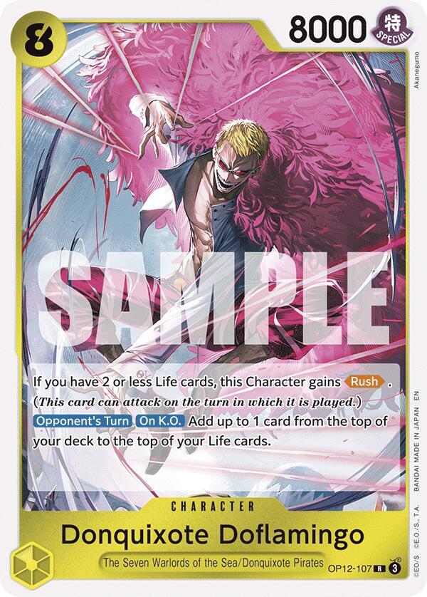 Donquixote Doflamingo OP12-107 Legacy of the Master Card