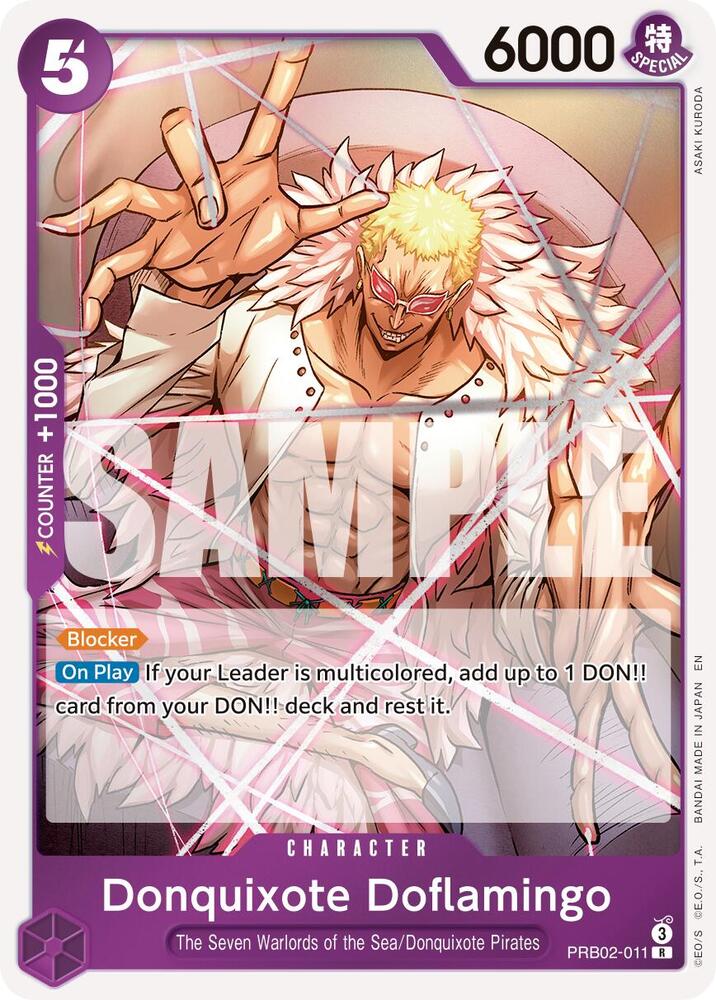 Donquixote Doflamingo PRB02-011 Premium Booster -The Best- Vol. 2 Card