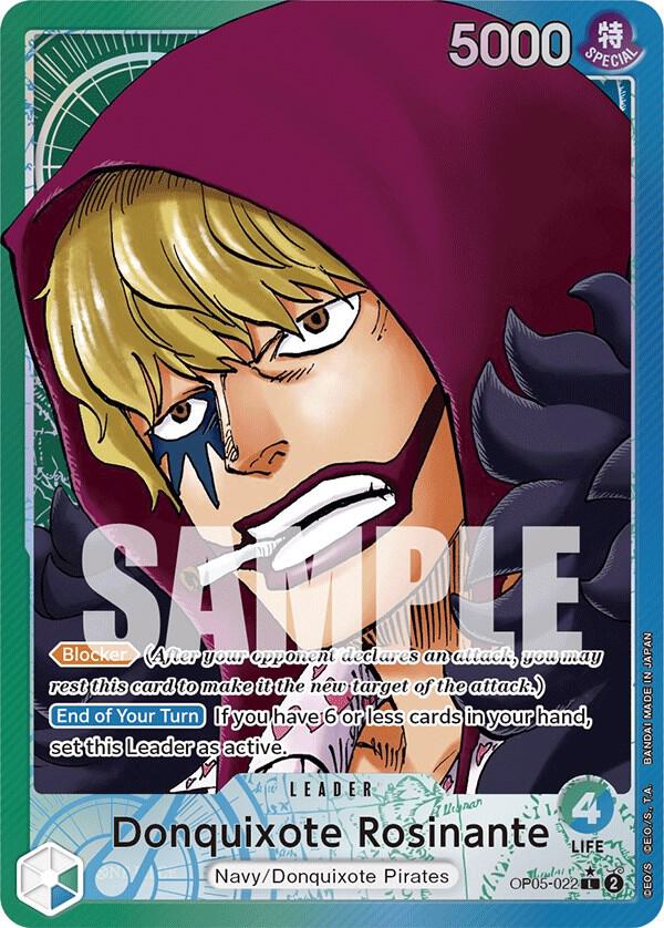 Donquixote Rosinante (022) (Alternate Art) OP05-022 Awakening of the New Era Card