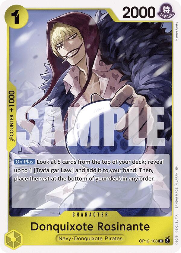 Donquixote Rosinante (108) OP12-108 Legacy of the Master Card