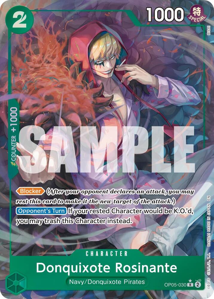 Donquixote Rosinante (Alternate Art) OP05-030 Premium Booster -The Best- Vol. 2 Card