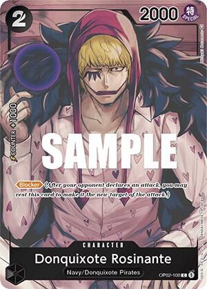 Donquixote Rosinante (Box Topper) OP02-108 Paramount War Card