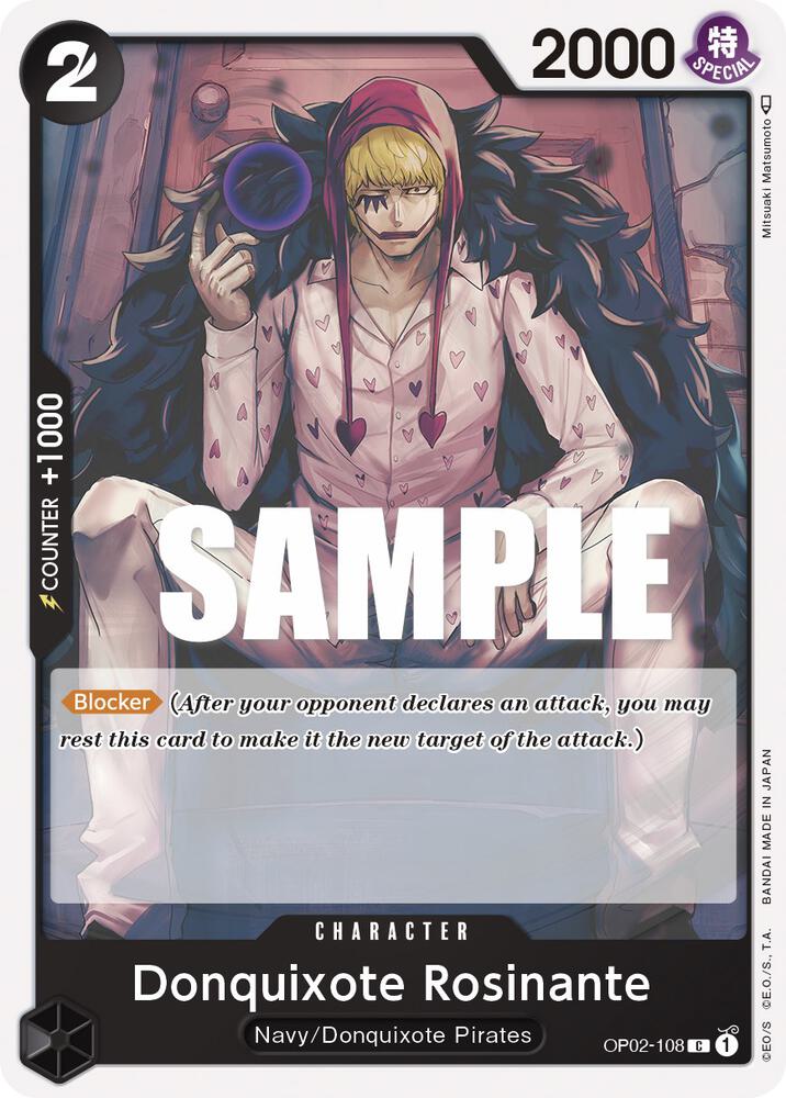 Donquixote Rosinante OP02-108 Paramount War Card