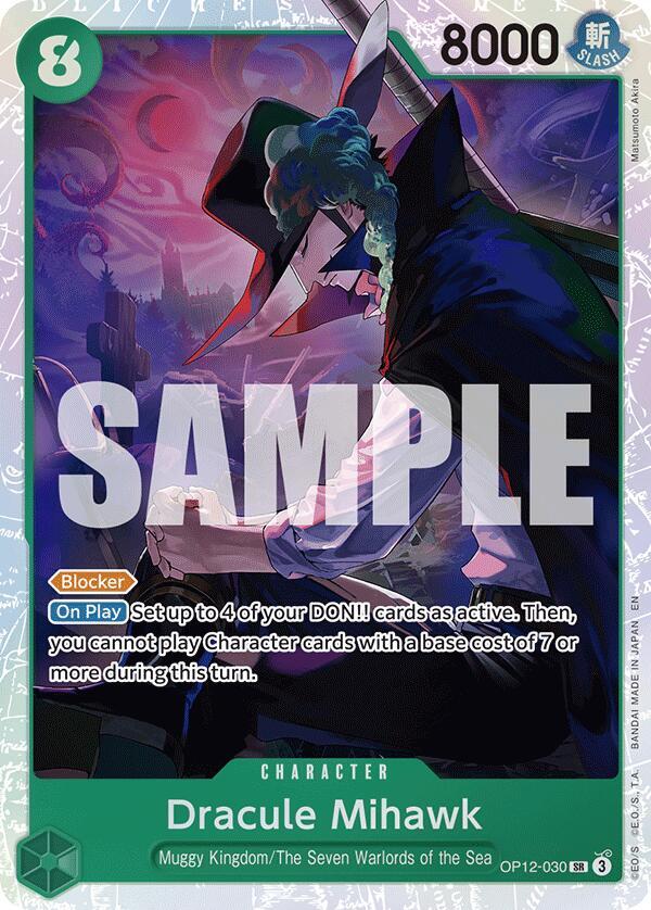 Dracule Mihawk OP12-030 Legacy of the Master Card