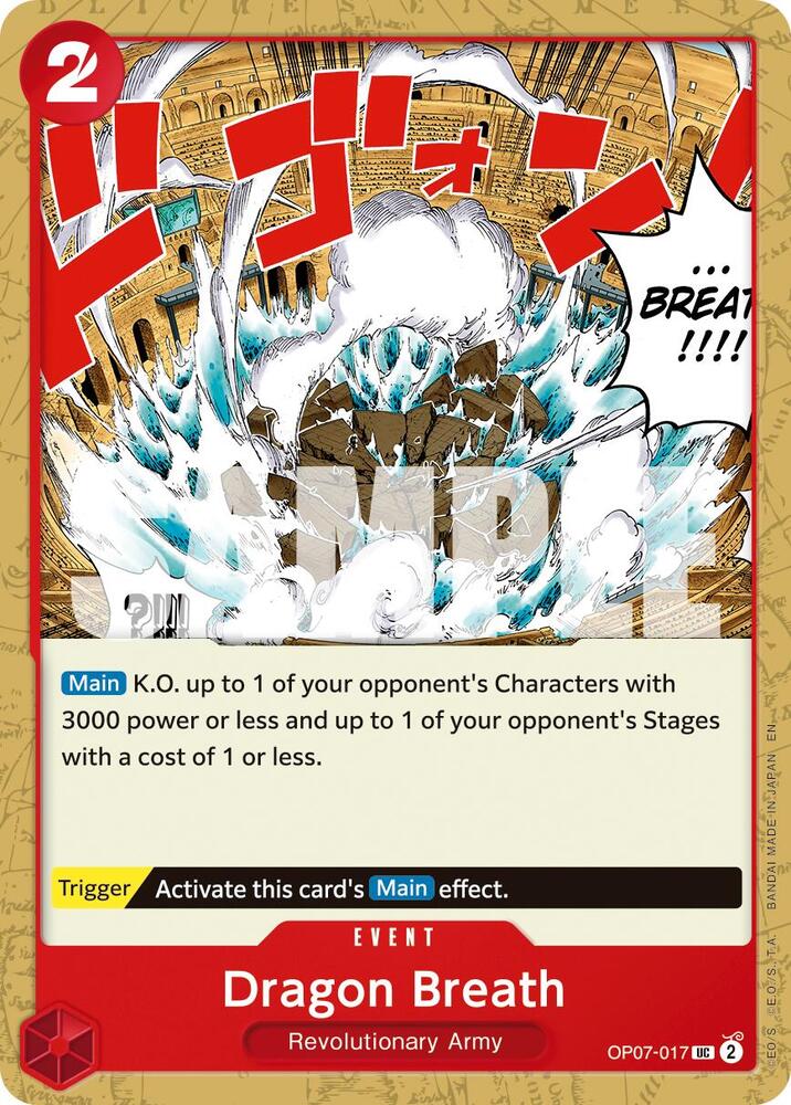 Dragon Breath (Reprint) OP07-017 Premium Booster -The Best- Vol. 2 Card