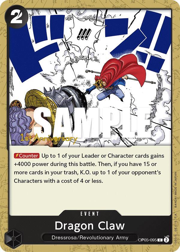 Dragon Claw OP05-095 Awakening of the New Era: 1st Anniversary Tournament Cards Card