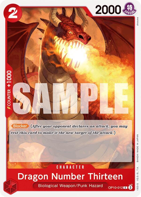 Dragon Number Thirteen OP10-012 Royal Blood Card