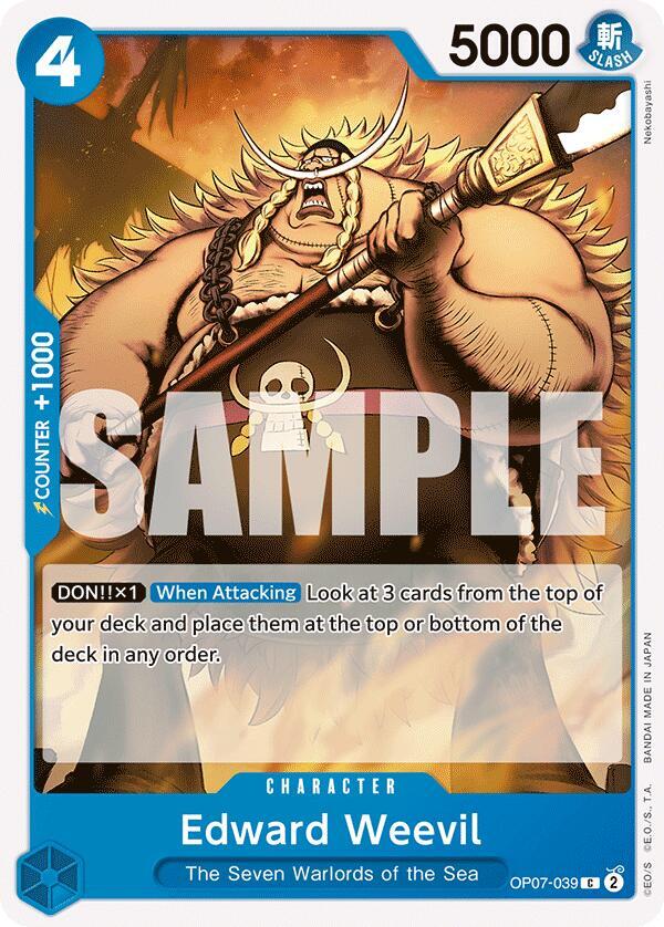 Edward Weevil OP07-039 500 Years in the Future Card