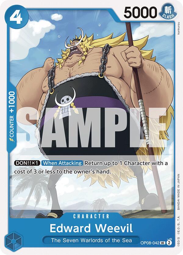 Edward Weevil OP08-042 Two Legends Card