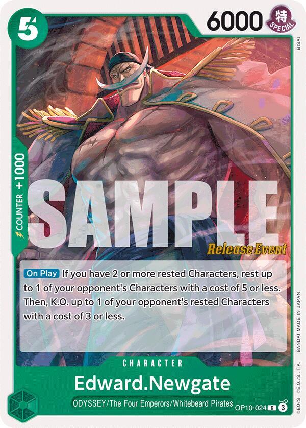 Edward.Newgate OP10-024 Royal Blood Release Event Cards Card