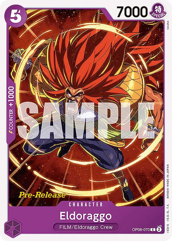 Eldoraggo OP06-070 Wings of the Captain Pre-Release Cards Card