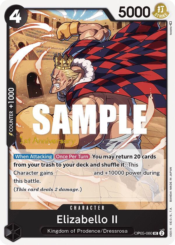 Elizabello II OP05-080 Awakening of the New Era: 1st Anniversary Tournament Cards Card