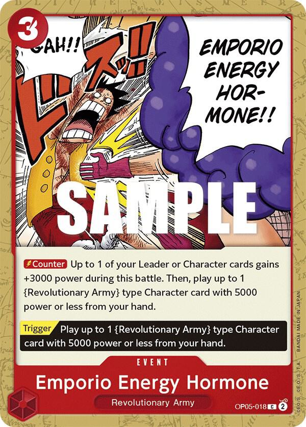Emporio Energy Hormone OP05-018 Awakening of the New Era Card