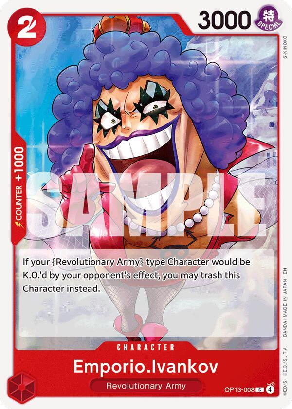 Emporio.Ivankov OP13-008 Carrying On His Will Card