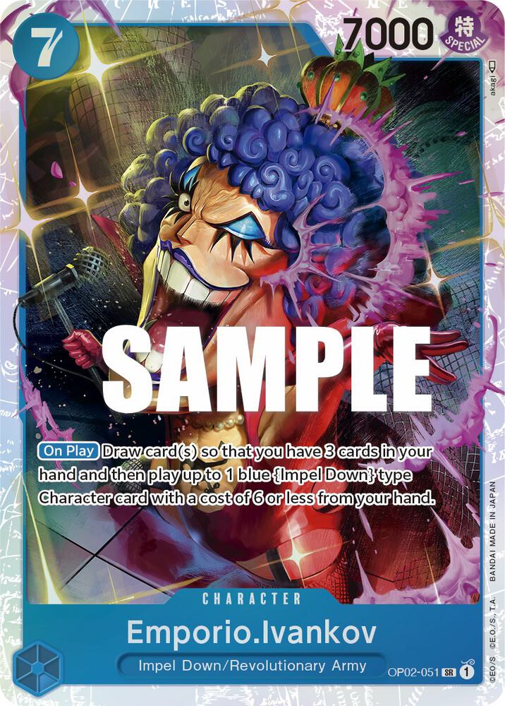 Emporio.Ivankov (051) OP02-051 Paramount War Card