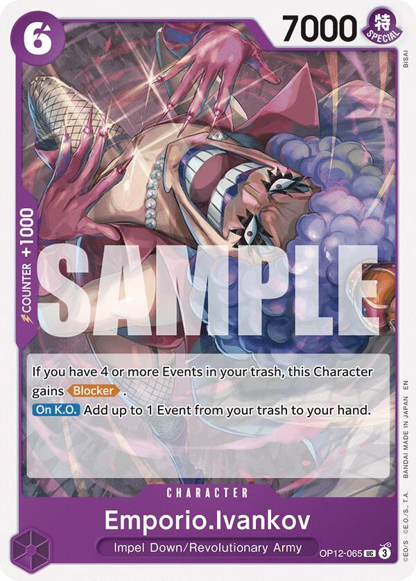 Emporio.Ivankov (065) OP12-065 Legacy of the Master Card