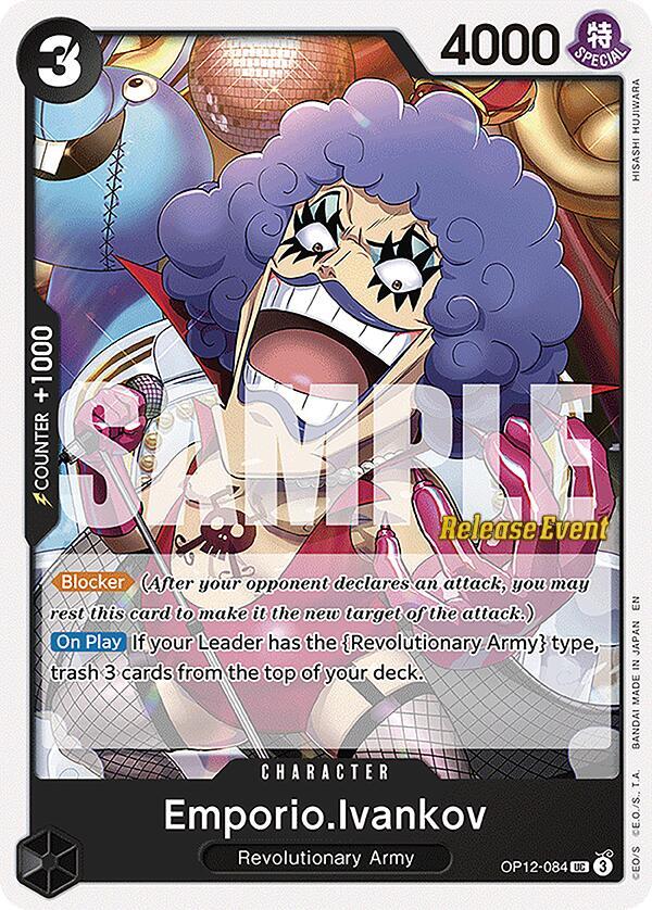 Emporio.Ivankov (084) OP12-084 Legacy of the Master Release Event Cards Card