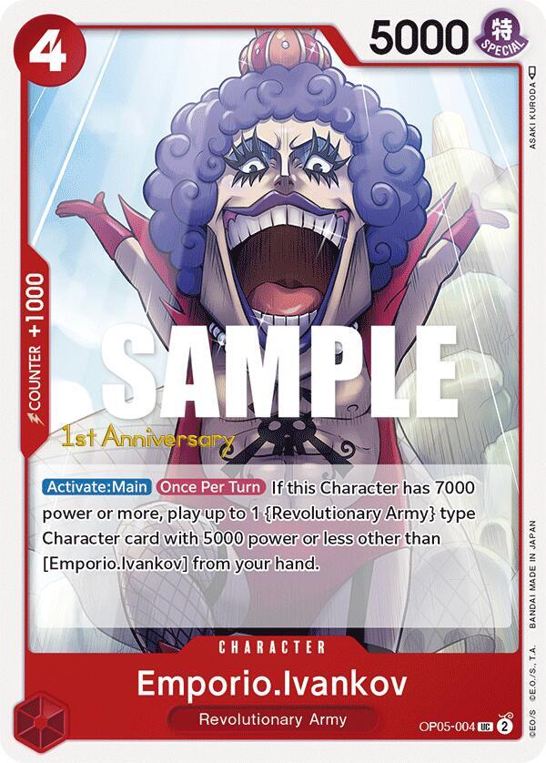 Emporio.Ivankov OP05-004 Awakening of the New Era: 1st Anniversary Tournament Cards Card