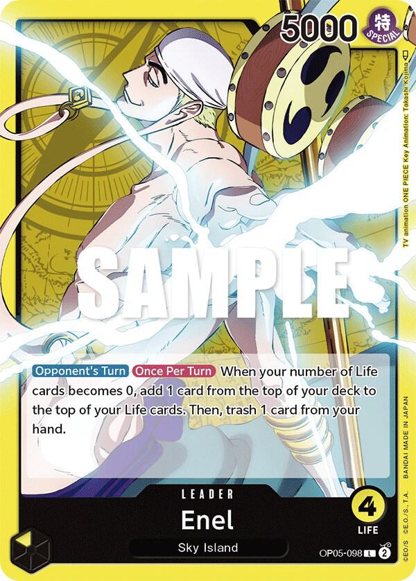 Enel (098) OP05-098 Awakening of the New Era Card