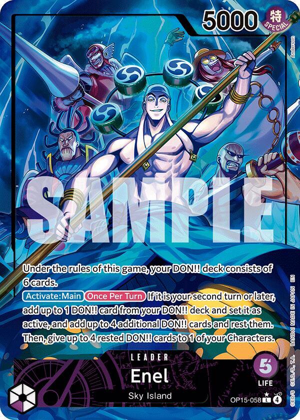 Enel (OP15-058) (Alternate Art) OP15-058 Adventure on Kami's Island Card