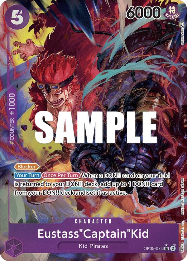 Eustass"Captain"Kid (Alternate Art) OP05-074 Awakening of the New Era Card