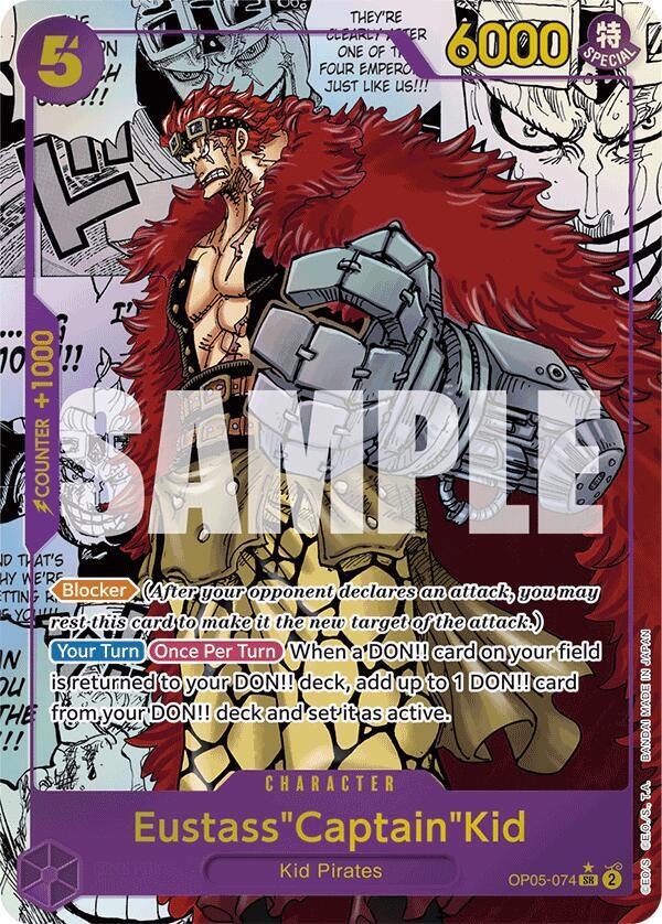 Eustass"Captain"Kid (OP05-074) (Manga) OP05-074 Premium Booster -The Best- Card