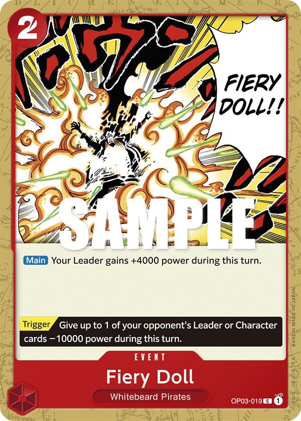 Fiery Doll OP03-019 Pillars of Strength Card
