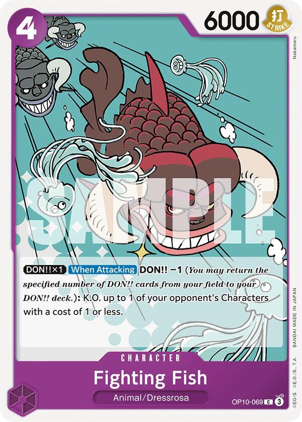 Fighting Fish OP10-069 Royal Blood Card