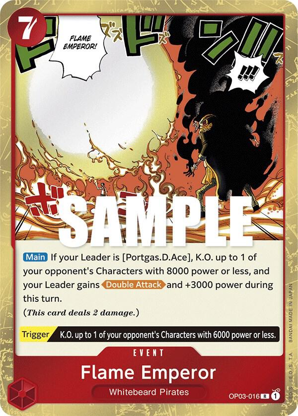 Flame Emperor OP03-016 Pillars of Strength Card