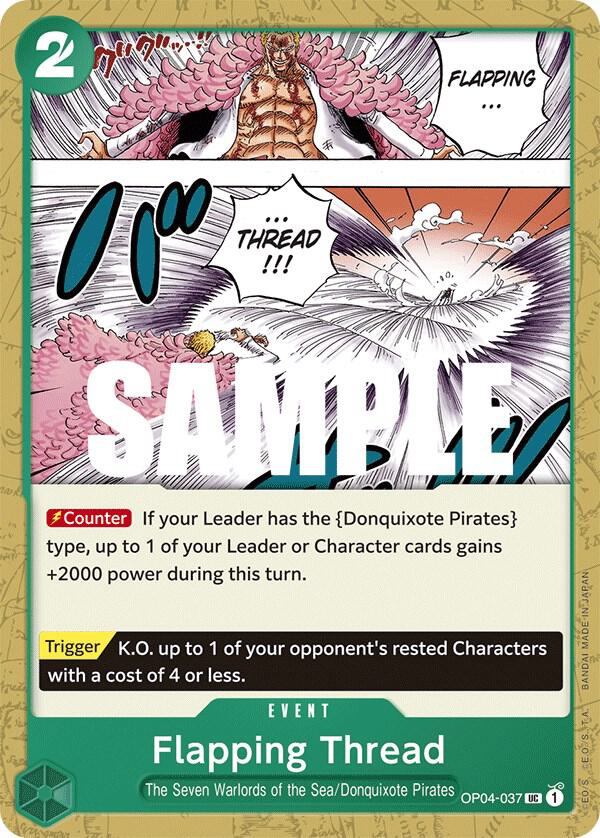 Flapping Thread OP04-037 Kingdoms of Intrigue Card