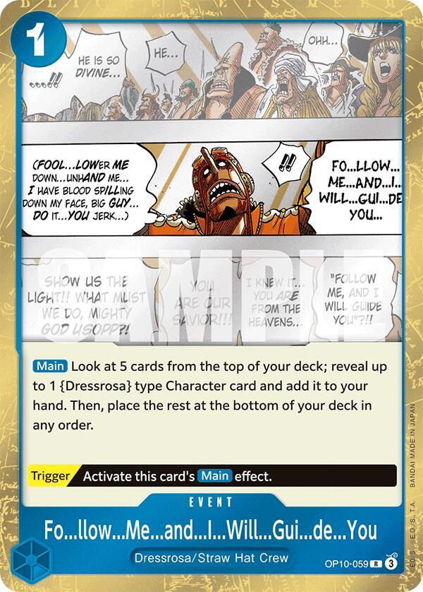 Fo...llow...Me...and...I...Will...Gui...de...You OP10-059 Royal Blood Card