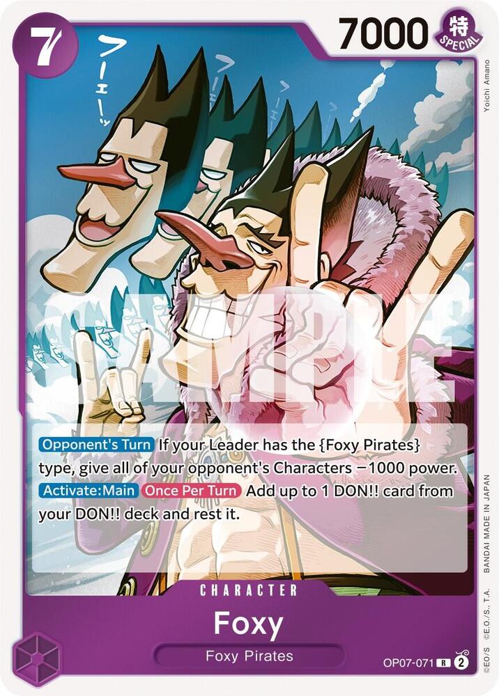 Foxy (071) OP07-071 500 Years in the Future Card