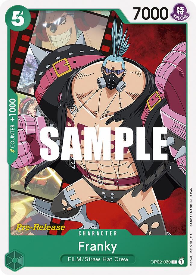 Franky OP02-039 Paramount War Pre-Release Cards Card