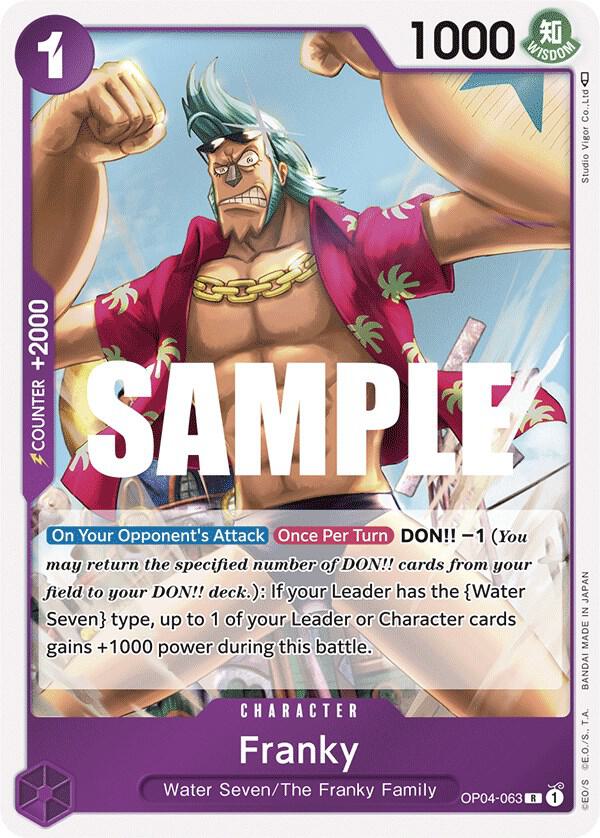 Franky OP04-063 Kingdoms of Intrigue Card