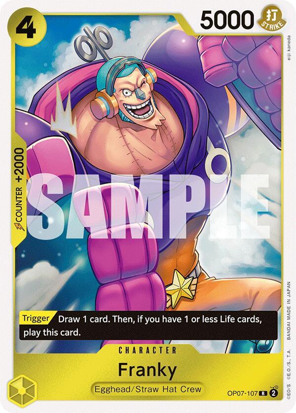 Franky OP07-107 500 Years in the Future Card