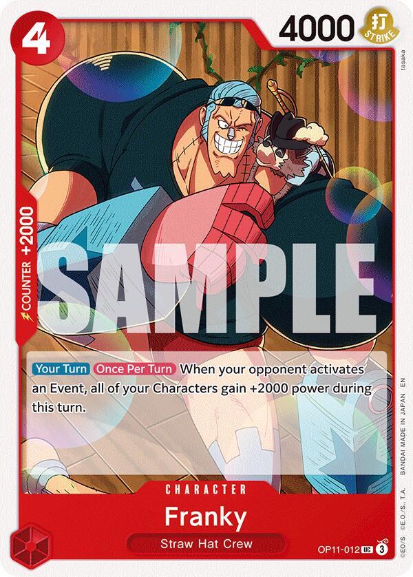 Franky OP11-012 A Fist of Divine Speed Card