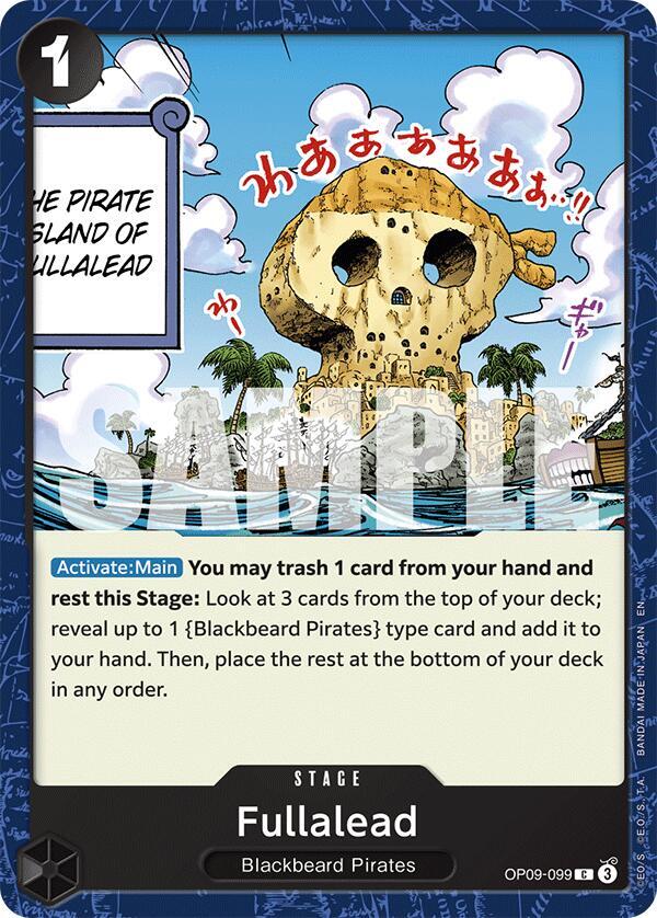 Fullalead (Reprint) OP09-099 Starter Deck 27: BLACK Marshall.D.Teach Card