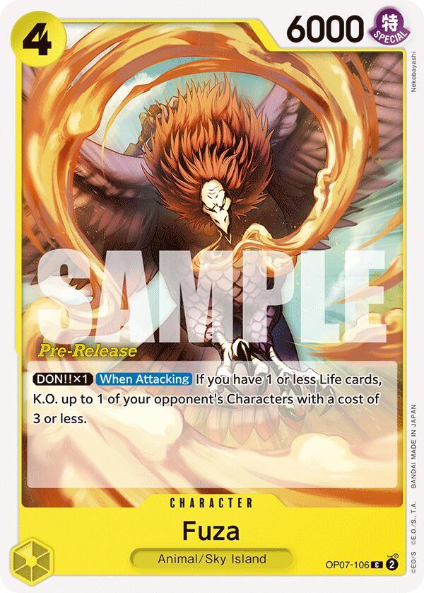 Fuza OP07-106 500 Years in the Future Pre-Release Cards Card